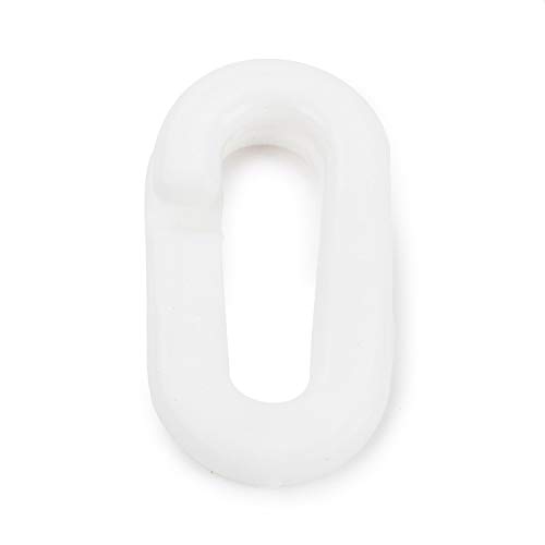10 STÜCK KETTENGLIED VERBINDUNGSGLIED Weiß FÜR 6 MM KUNSTSTOFFKETTE von Marwotec Verbindungselemente