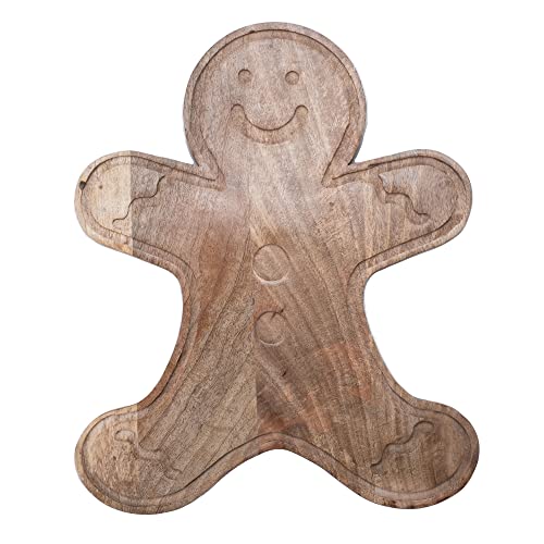 Mary Square Lebkuchen-Schneidebrett aus Mangoholz, 41 x 33 cm, Braun Mary Square Lebkuchen-Schneidebrett aus Mangoholz, 41 x 33 cm, Braun von Mary Square
