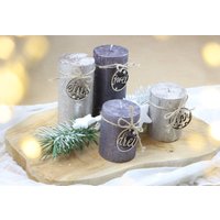 Zahlen Für Adventskranzkerzen Aus Echtholz | Ohne Bänder von HolzFlairLaserdesign