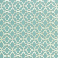 Sarana Leinenstickerei in Aquamarin - Kissenbezug, Backing Of Your Choice-Chroma Collection von MaryEllieDesigns