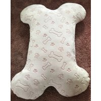 Kuschelig Hundebett " Knochen Rosa Aus Wellness Fleece von MaryJessieDesigns