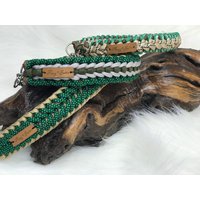 Paracord Hundehalsband/Hundehalsband Aus/Paracordhalsband Mit Verbindungshalskette Edelstahl Rostfrei von MaryJessieDesigns