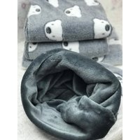 Weicher Hunde Schlafsack/Hundebett/Hundeschlafsack Aus Wellness Fleece Mit Eisbärchen von MaryJessieDesigns
