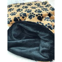 Weicher Schlafsack Für Hunde Aus Fleece/Hundesack/Hundebett/Hundematte Fleece von MaryJessieDesigns