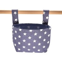 Utensilio Lenkertasche Stofftasche "Mein Kleiner Stern - Grau" Blau, Weiß, Beige, Sterne von MaryLane4BabiesnKids