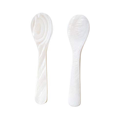 Marycrafts 2er Set Perlmuttlöffel Kaviarlöffel Eierlöffel Caviar Spoons Handarbeit Marycrafts 2er Set Perlmuttlöffel Kaviarlöffel Eierlöffel Caviar Spoons Handarbeit von Marycrafts