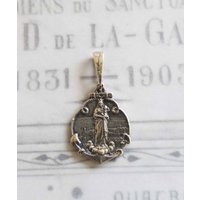 Medaille - Notre Dame De La Garde/Marseille 19x25mm Sterling Silber von MaryofMagdala