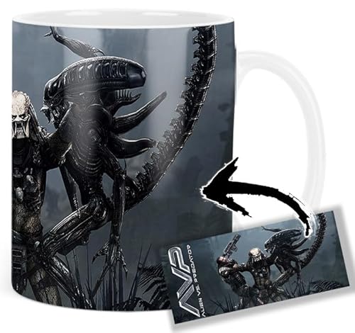 Alien Vs Predator AVP A Tasse Keramikbecher Mug von MasTazas