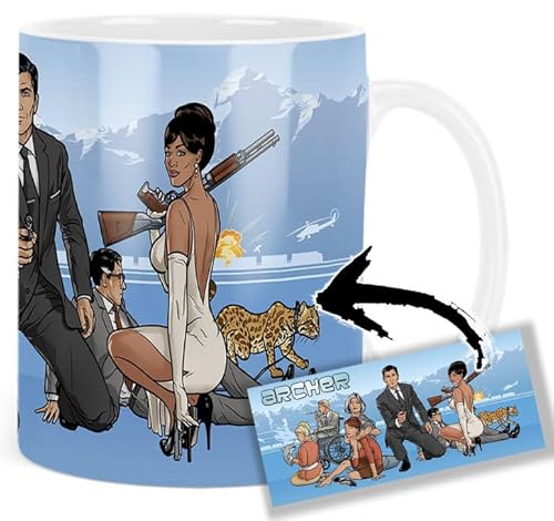 Archer H Jon Benjamin Tasse Keramikbecher Mug von MasTazas