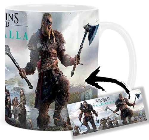 Assassins Creed Valhalla Eivor Tasse Keramikbecher Mug von MasTazas