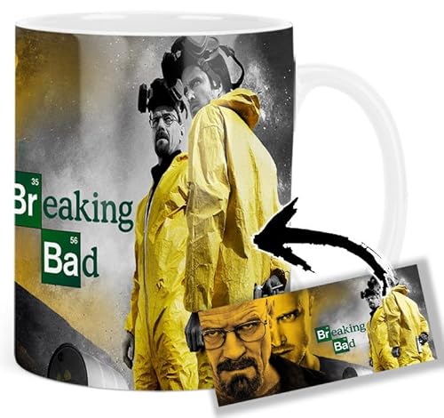 Breaking Bad Bryan Cranston Aaron Paul Tasse Keramikbecher Mug von MasTazas