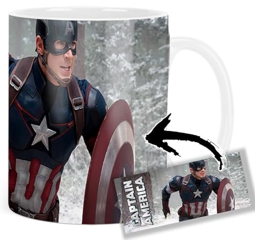 Captain America Chris Evans Tasse Keramikbecher Mug von MasTazas