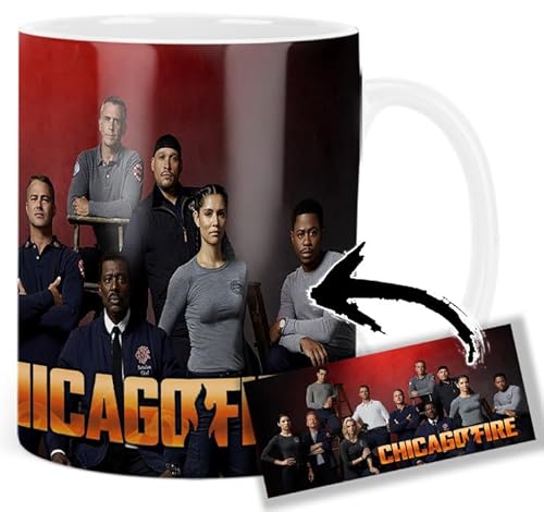 Chicago Fire Taylor Kinney Jesse Spencer Kara Killmer Tasse Keramikbecher Mug von MasTazas