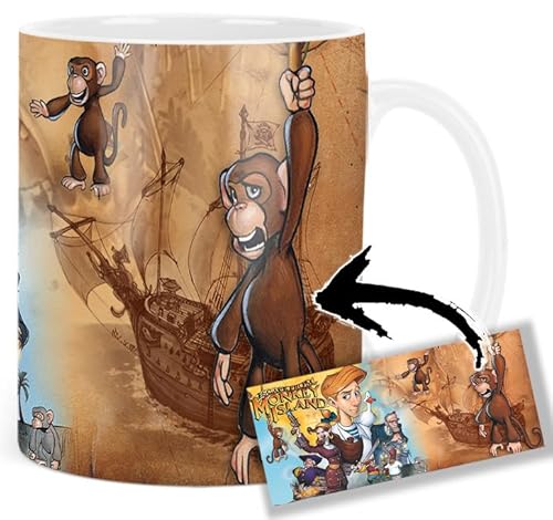 Escape From Monkey Island Tasse Keramikbecher Mug von MasTazas