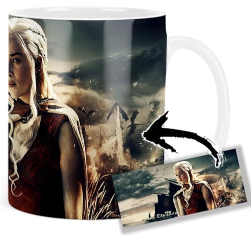 Game Of Thrones Daenerys Targaryen Emilia Clarke Khaleesi Tasse Keramikbecher Mug von MasTazas