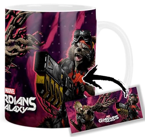 Guardians Of The Galaxy Groot Rocket Raccoon Tasse Keramikbecher Mug von MasTazas