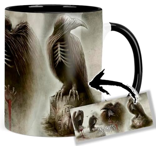 In Flames Sounds Of A Playground Fading Tasse Innen & Henkel Schwarz Keramikbecher Mug von MasTazas