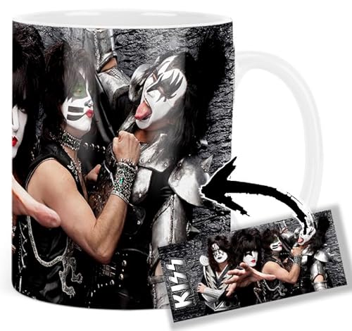 Kiss Monster Gene Simmons Paul Stanley Tasse Keramikbecher Mug von MasTazas