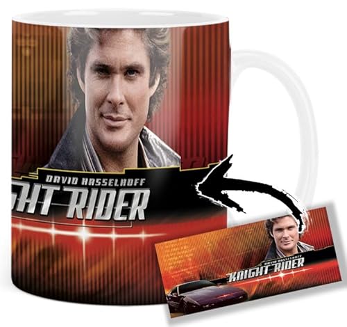 Knight Rider David Hasselhoff A Tasse Keramikbecher Mug von MasTazas