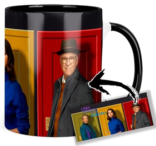 Only Murders In The Building Steve Martin Short A Tasse Innen & Henkel Schwarz Keramikbecher Mug von MasTazas