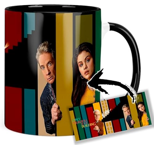 Only Murders In The Building Steve Martin Short B Tasse Innen & Henkel Schwarz Keramikbecher Mug von MasTazas