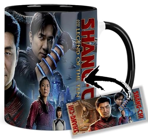 Shang-Chi And The Legend Of The Ten Rings Tasse Innen & Henkel Schwarz Keramikbecher Mug von MasTazas