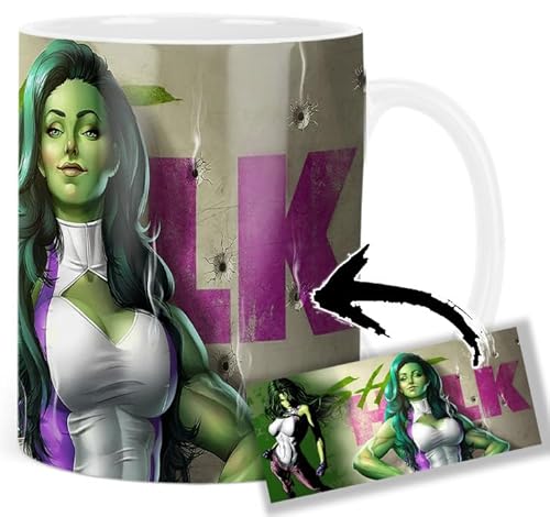 She Hulk Tasse Keramikbecher Mug von MasTazas
