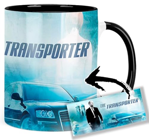 The Transporter Jason Statham Tasse Innen & Henkel Schwarz Keramikbecher Mug von MasTazas