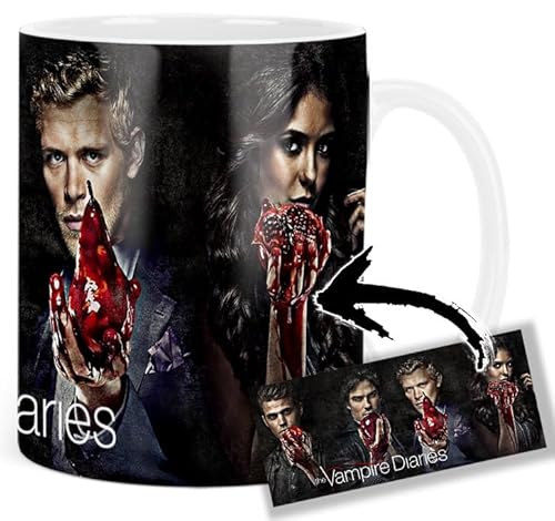 The Vampire Diaries Ian Somerhalder Paul Wesley Nina Dobrev Joseph Morgan B Tasse Keramikbecher Mug von MasTazas