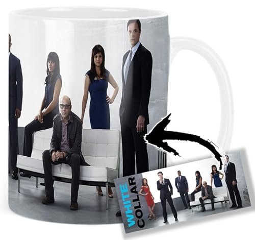 White Collar Matt Bomer Tim Dekay Marsha Thomason Tasse Keramikbecher Mug von MasTazas