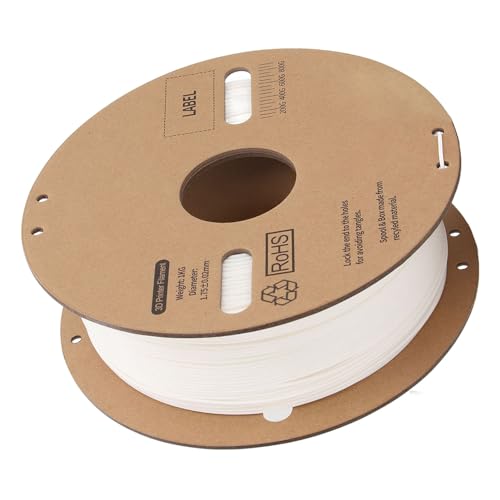 MasYosh 1,75 Mm Weißes PLA -Filament, 1 Kg Spool mit Hochgeschwindigkeitsdruck von Bis zu 600 Mm/s, ± 0,02 Mm Genauigkeit für FDM 3D -Drucker Ender 3 CR10 MasYosh 1,75 Mm Weißes PLA -Filament, 1 Kg Spool mit Hochgeschwindigkeitsdruck von Bis zu 600 Mm/s, ± 0,02 Mm Genauigkeit für FDM 3D -Drucker Ender 3 CR10 von MasYosh