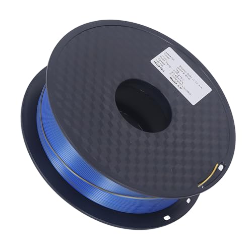 MasYosh 1,75mm PLA-Filament, Gold Blau Zweifarbiger Seiden-3D-Drucker Filament mit Glänzendem Finish, für 3D-Druck bei 30-45 Mm/s Geschwindigkeit 200-215 ° C Temperatur von MasYosh