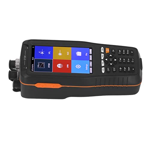 MasYosh 3,97 in OTDR Optischer Zeitbereich Reflekto Meter Glasfaser Leistungs Messer Länge Haltepunkt Tester 0-60KM (EU-Stecker 100-240V) von MasYosh