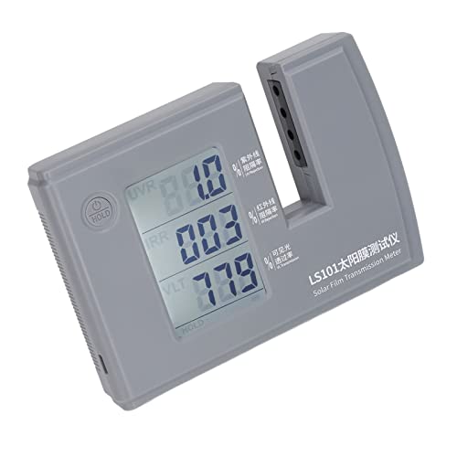 MasYosh 3 In 1 Solarfilmübertragungsmesser, UV IR Sichtbares Lichttester mit Datenverriegelungsfunktion, für Solarfilmarchitekturfilm Laminiertes Glas MasYosh 3 In 1 Solarfilmübertragungsmesser, UV IR Sichtbares Lichttester mit Datenverriegelungsfunktion, für Solarfilmarchitekturfilm Laminiertes Glas von MasYosh