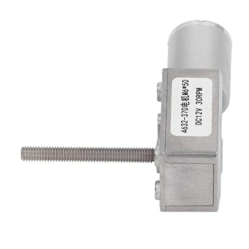 MasYosh 30 U/Min DC Getriebe Motor, Selbstverriegelungsgetriebe Motor DC12V mit M6x50mm -Gewinde für Fensteröffnertüröffner Kleiner Winde MasYosh 30 U/Min DC Getriebe Motor, Selbstverriegelungsgetriebe Motor DC12V mit M6x50mm -Gewinde für Fensteröffnertüröffner Kleiner Winde von MasYosh