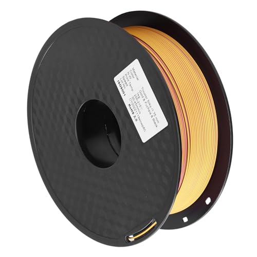 MasYosh 3D -Druck -Pla -Filament, 1,75 Mm Farbe Schwarzes Purpurrotes Rotes Gold mit Glatte Blase, für 3D -Drucker Verbrauchsmaterialien von MasYosh
