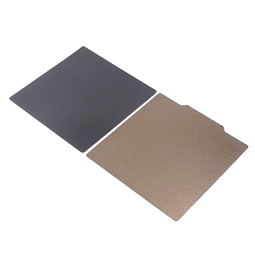 MasYosh 3D -Drucker -Build -Platte, Doppelseitiges Glattes Haustier und Strukturiertes PEI -Federstahlblatt mit Magnetbasi von MasYosh