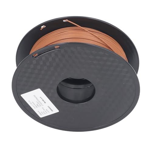 MasYosh 3D -Drucker -PLA -Filament, Premium -glänzende Rote Holzfarbe 1,75 Mm mit Glatte Extrusion für 3D -Druck, Minimales Verziehen von MasYosh