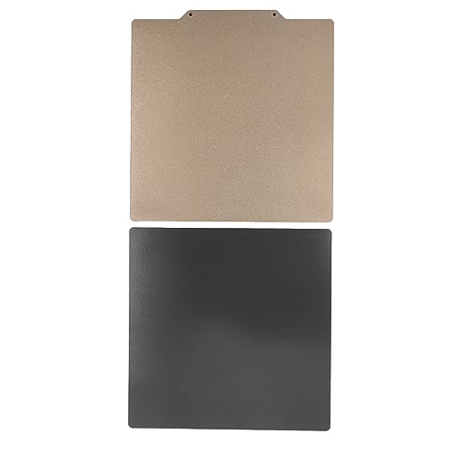 MasYosh 3D -Druckerbett, 350 X 350 Mm Dual -Side -Peo - und PEI -strukturierte Magnetfeder -Stahl -Stahl -Bauplatte mit Gefrorener Oberfläche für 350D -Drucker von MasYosh