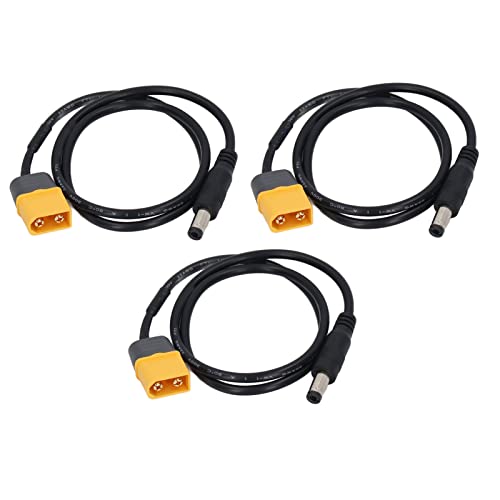 MasYosh 3pcs XT60 Bis DC Cable Male Bis Männliche Batterieadapterleitungskabel für Drohnenauto von MasYosh