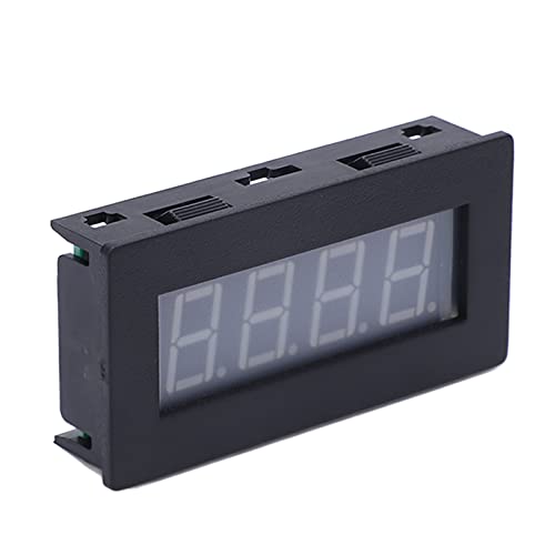 MasYosh 4 -stellig -LED -Anzeige -Tachometer, Drehzahldrehzahltester 5‑9999RPM mit Kabel für die Motordrehzahlmessung DC 8-15 V (Grüne Hintergrundbeleuchtung) von MasYosh