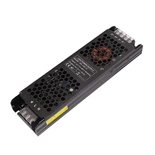MasYosh 400 -W -Stromversorgung Konstanter Spannungsschalter, LED Ultra Dünnstreifenleistung mit Stabiler Spannung Hoher Effizienz für Lichtkasten Werbetafeln LED LED Light Strips (DC12V) von MasYosh