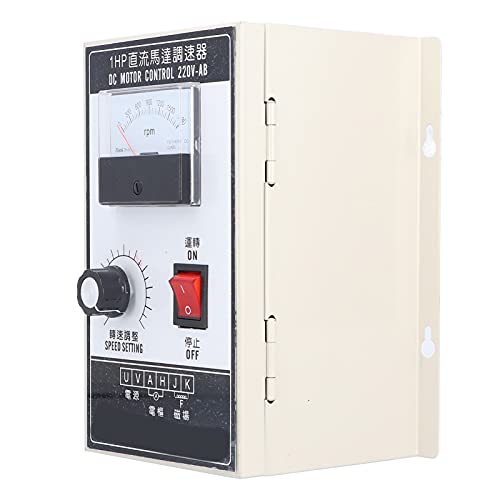 MasYosh 750W DC Motor Speed ​​Controller, Wechselstrom- und DC-Leistungswandler mit Aluminiumkühlkörper für 1-1800 U/Min Einstellbarer Motor von MasYosh