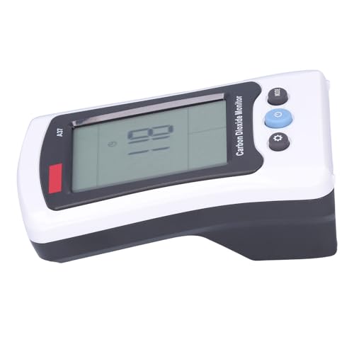 MasYosh A37 Digital CO2 Monitor, Großer LCD -Bildschirm mit 4 Anzeigen der Automatischen Kalibrierung des NDIR -Sensors, mit Cartoon -Ausdruckserinnerung für Laborhouse Clean Room MasYosh A37 Digital CO2 Monitor, Großer LCD -Bildschirm mit 4 Anzeigen der Automatischen Kalibrierung des NDIR -Sensors, mit Cartoon -Ausdruckserinnerung für Laborhouse Clean Room von MasYosh