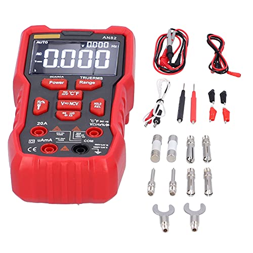 MasYosh AN82 Automatischer Digitaler Multimeter, Hoher Genauigkeit Auto -Rangierungs -Multifunktionstester mit Taschenlampe für die Spannungswiderstandsstromkapazität MasYosh AN82 Automatischer Digitaler Multimeter, Hoher Genauigkeit Auto -Rangierungs -Multifunktionstester mit Taschenlampe für die Spannungswiderstandsstromkapazität von MasYosh