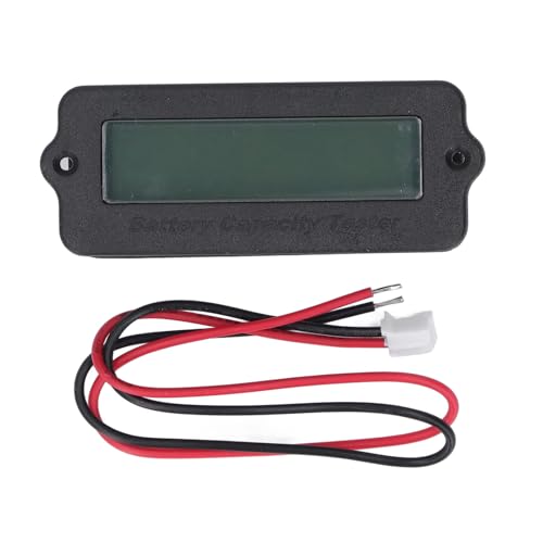 MasYosh Batterie Messgerät, Multifunktionales Digitales Spannungsanzeigungs-Batteriekapazitätsmonitor 8-63 V, mit Hintergrundbeleuchtung und Rückwärtsverbindungsschutz für (36 V) von MasYosh