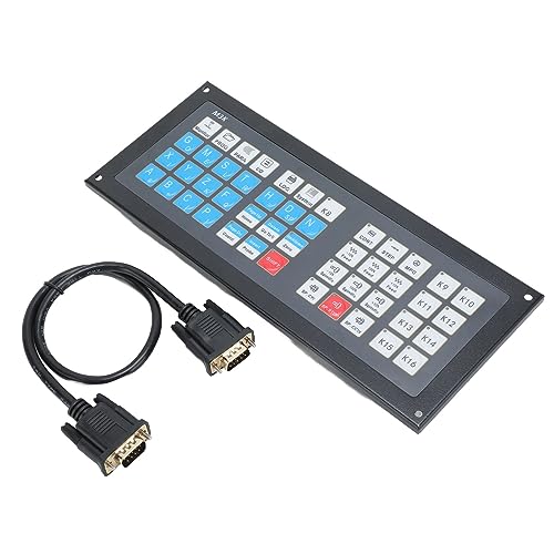 MasYosh CNC -Controller -Panel, Expansionstastatur mit Symbolen für 3 4 5 Achsen CNC -Controller, Aluminiumlegierung, Kompatibel mit Dem DDCS -Experten M350, für das MasYosh CNC -Controller -Panel, Expansionstastatur mit Symbolen für 3 4 5 Achsen CNC -Controller, Aluminiumlegierung, Kompatibel mit Dem DDCS -Experten M350, für das von MasYosh