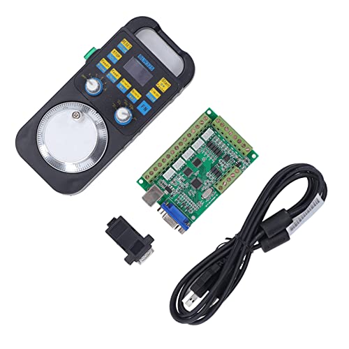 MasYosh CNC Interface Adapter Board Set 14 Ausgangsports mit Aluminiumlegierung MPG-Controller für 12-24V von MasYosh