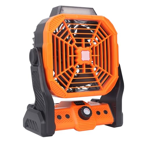 MasYosh Camping -Lüfter, Wiederaufladbare 20000 -mAh -Batterie -Batterie Tragbare Lüfter mit 6 LED -Leuchten 3 Level Helligkeit USB Power Bank, für Zeltbüro Haus Travel Camping Fischerei MasYosh Camping -Lüfter, Wiederaufladbare 20000 -mAh -Batterie -Batterie Tragbare Lüfter mit 6 LED -Leuchten 3 Level Helligkeit USB Power Bank, für Zeltbüro Haus Travel Camping Fischerei von MasYosh