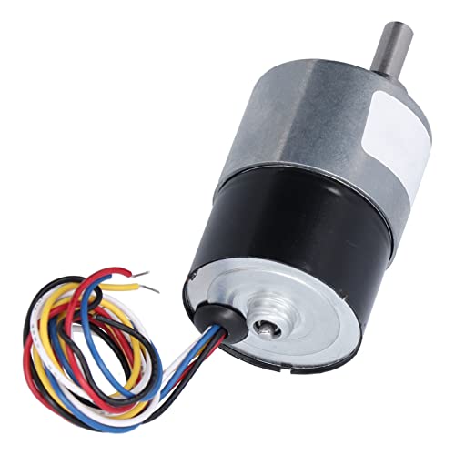 MasYosh DC 24V Bürstenloser Getriebelemotter, Hohe Torsion mit Niedrigem Rausch -Helixgetriebe mit Vorwärtsverkehrs -Tuning -FG -Signal -Feedback für Roboter Mechanische Geräteleistung (200 UPM) von MasYosh